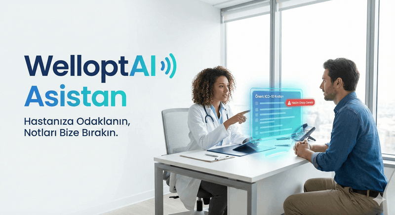 Siz Hastanızın Gözlerine Bakın, Ekranınıza Değil: WelloptAI Asistan ile Tanışın